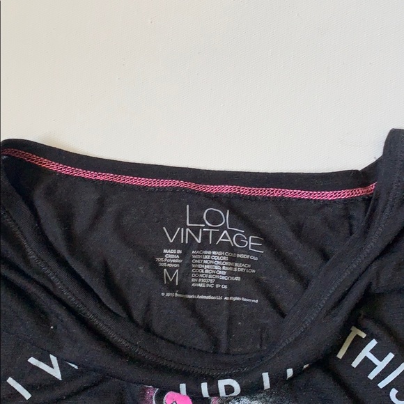 L.O.L Vintage Trolls “I Woke Up Like This” Tee - Picture 3 of 4